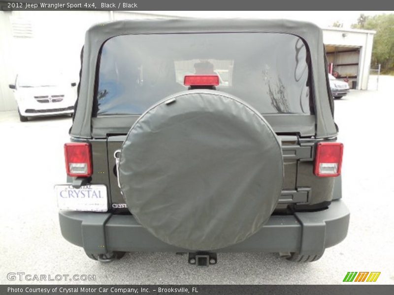 Black / Black 2012 Jeep Wrangler Sport 4x4