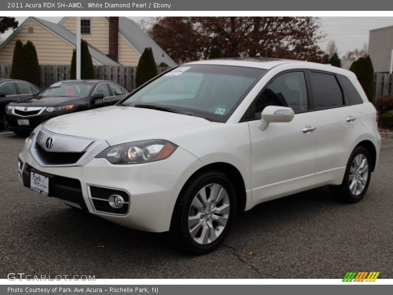 White Diamond Pearl / Ebony 2011 Acura RDX SH-AWD