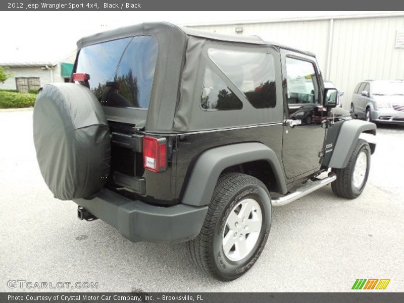 Black / Black 2012 Jeep Wrangler Sport 4x4