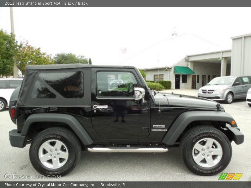 Black / Black 2012 Jeep Wrangler Sport 4x4