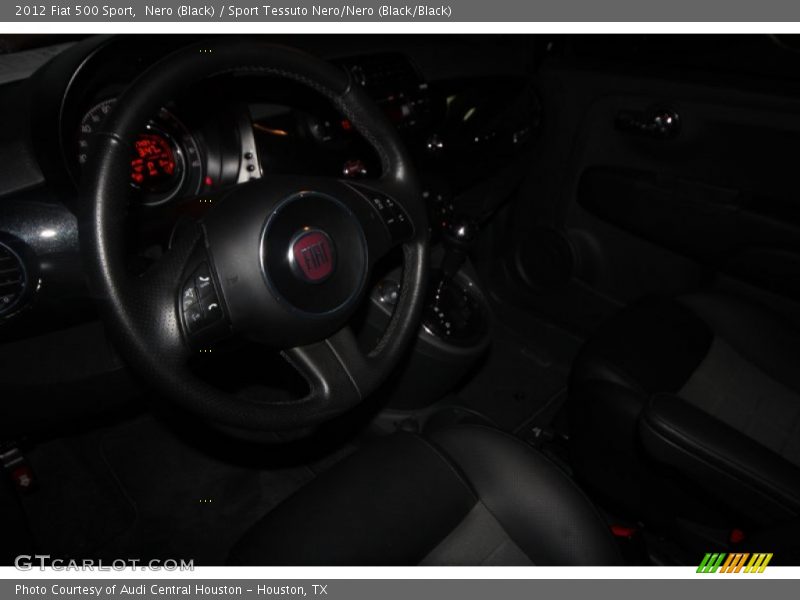 Nero (Black) / Sport Tessuto Nero/Nero (Black/Black) 2012 Fiat 500 Sport