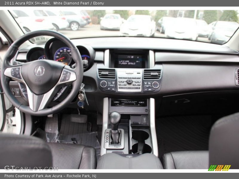 White Diamond Pearl / Ebony 2011 Acura RDX SH-AWD