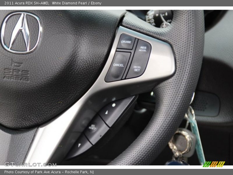 White Diamond Pearl / Ebony 2011 Acura RDX SH-AWD