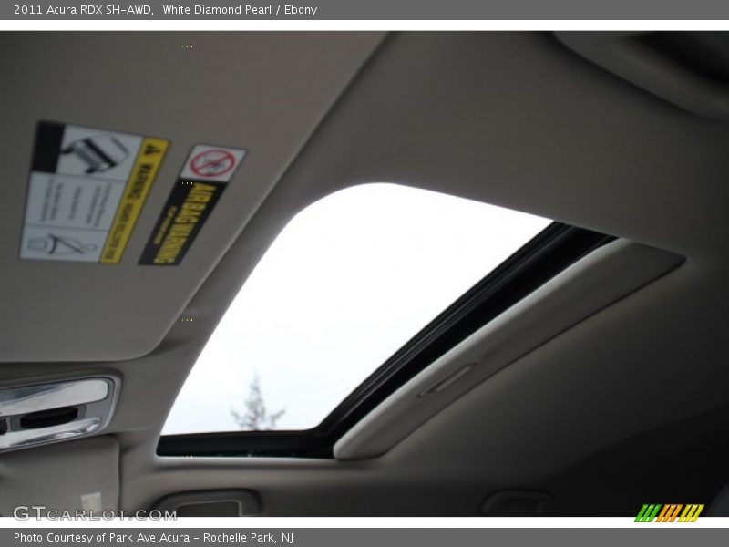 White Diamond Pearl / Ebony 2011 Acura RDX SH-AWD