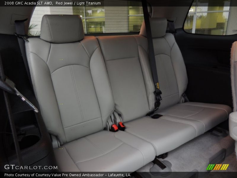 Red Jewel / Light Titanium 2008 GMC Acadia SLT AWD