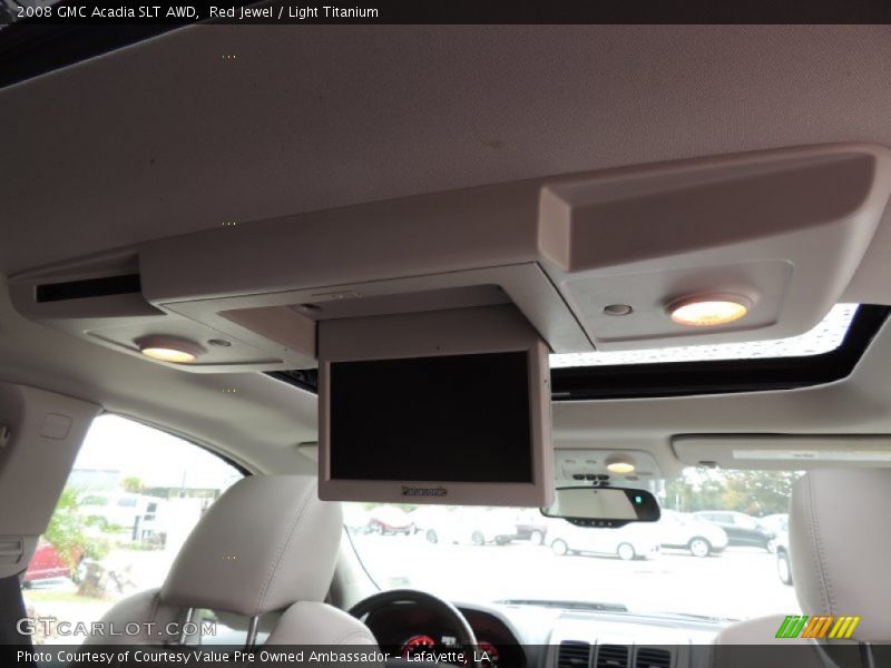 Red Jewel / Light Titanium 2008 GMC Acadia SLT AWD