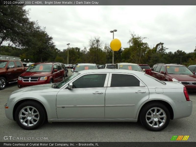 Bright Silver Metallic / Dark Slate Gray 2010 Chrysler 300 C HEMI