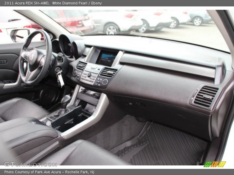 White Diamond Pearl / Ebony 2011 Acura RDX SH-AWD