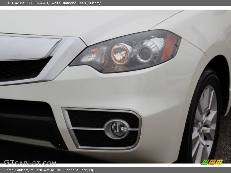 White Diamond Pearl / Ebony 2011 Acura RDX SH-AWD