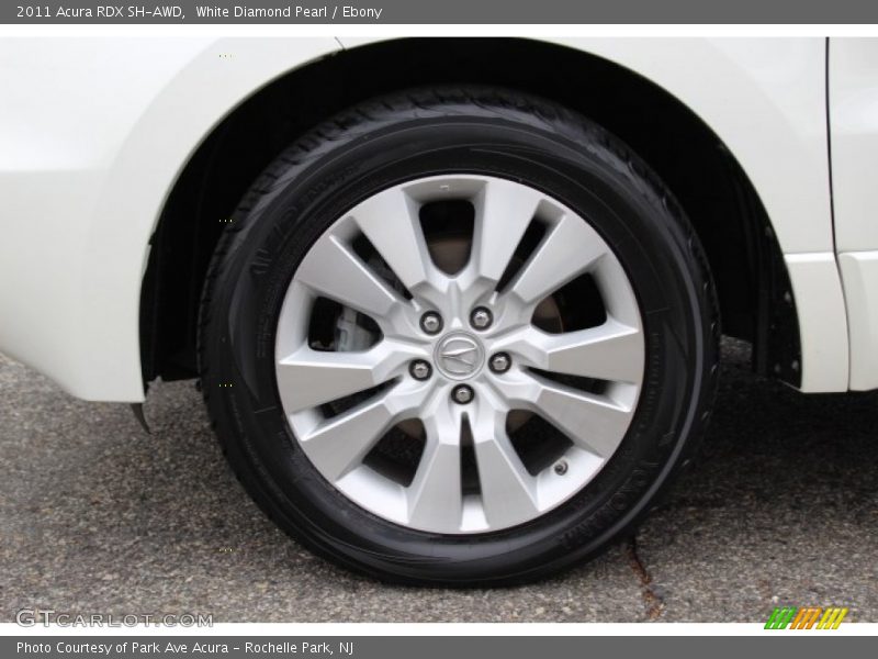White Diamond Pearl / Ebony 2011 Acura RDX SH-AWD