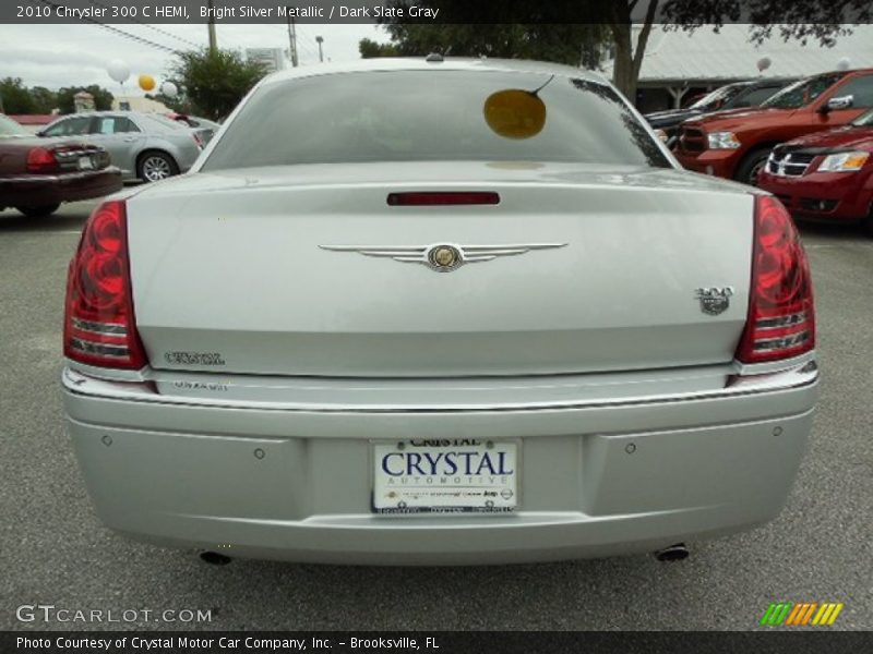 Bright Silver Metallic / Dark Slate Gray 2010 Chrysler 300 C HEMI