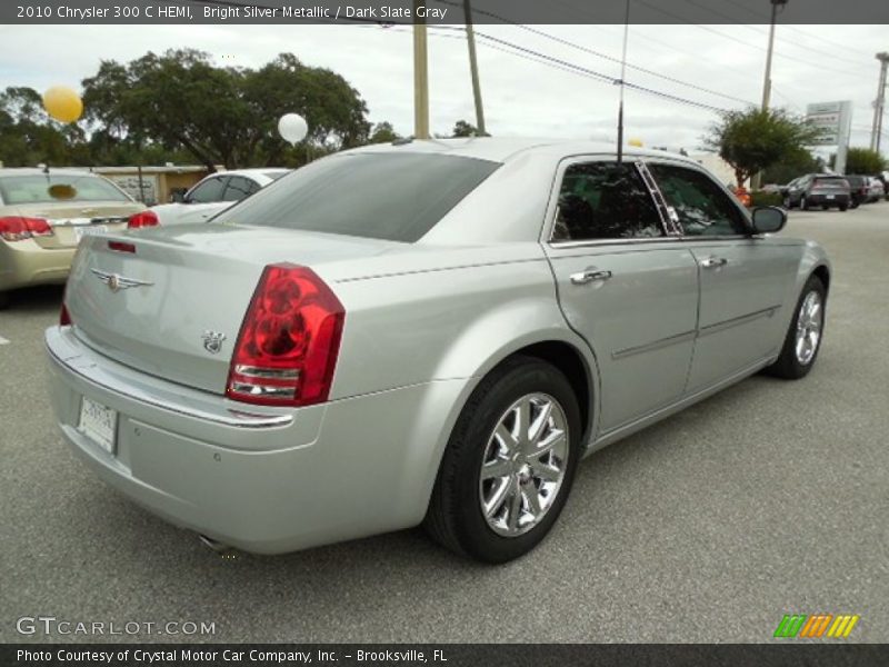 Bright Silver Metallic / Dark Slate Gray 2010 Chrysler 300 C HEMI