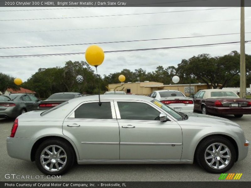 Bright Silver Metallic / Dark Slate Gray 2010 Chrysler 300 C HEMI