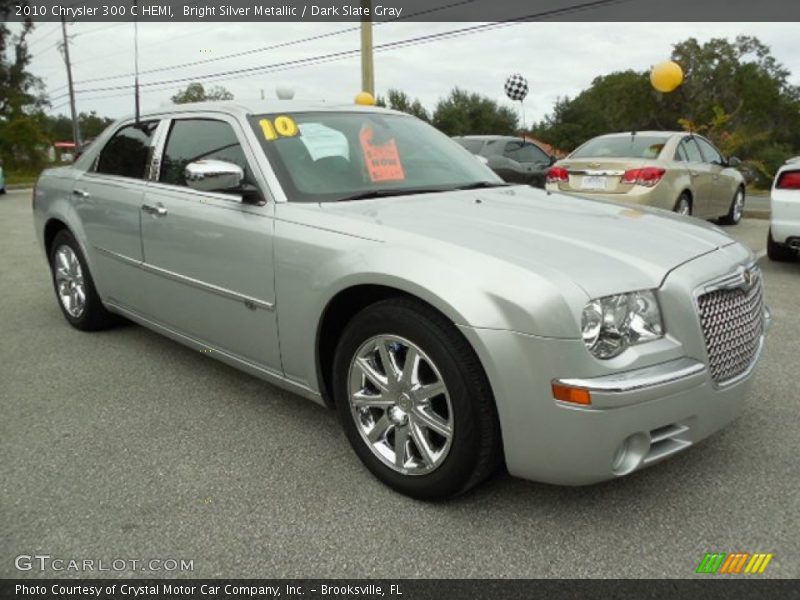 Bright Silver Metallic / Dark Slate Gray 2010 Chrysler 300 C HEMI