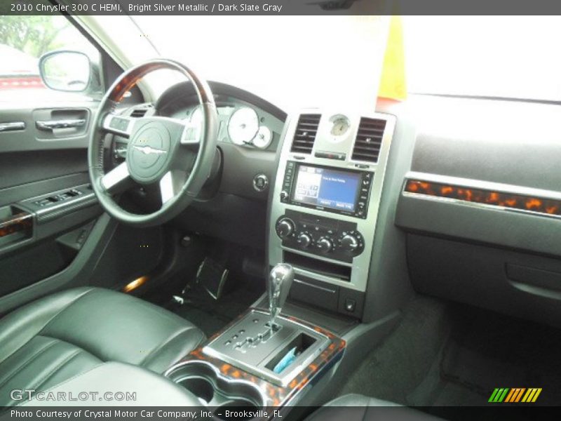 Bright Silver Metallic / Dark Slate Gray 2010 Chrysler 300 C HEMI