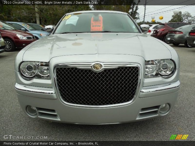 Bright Silver Metallic / Dark Slate Gray 2010 Chrysler 300 C HEMI