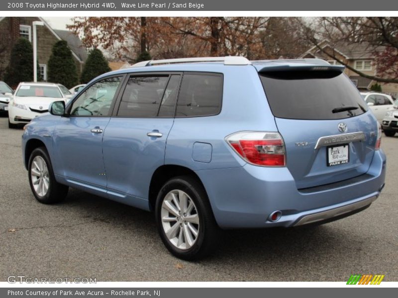 Wave Line Pearl / Sand Beige 2008 Toyota Highlander Hybrid 4WD