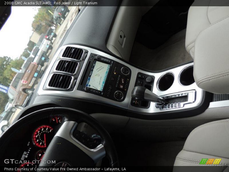 Red Jewel / Light Titanium 2008 GMC Acadia SLT AWD