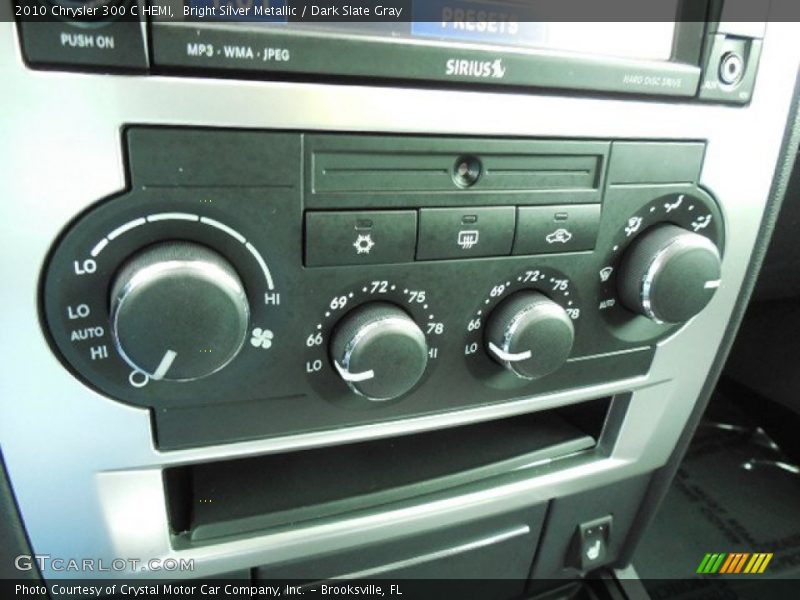 Bright Silver Metallic / Dark Slate Gray 2010 Chrysler 300 C HEMI