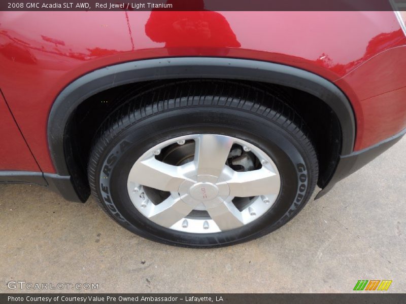 Red Jewel / Light Titanium 2008 GMC Acadia SLT AWD