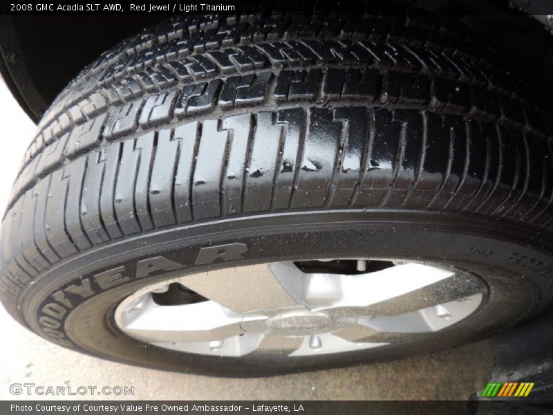 Red Jewel / Light Titanium 2008 GMC Acadia SLT AWD
