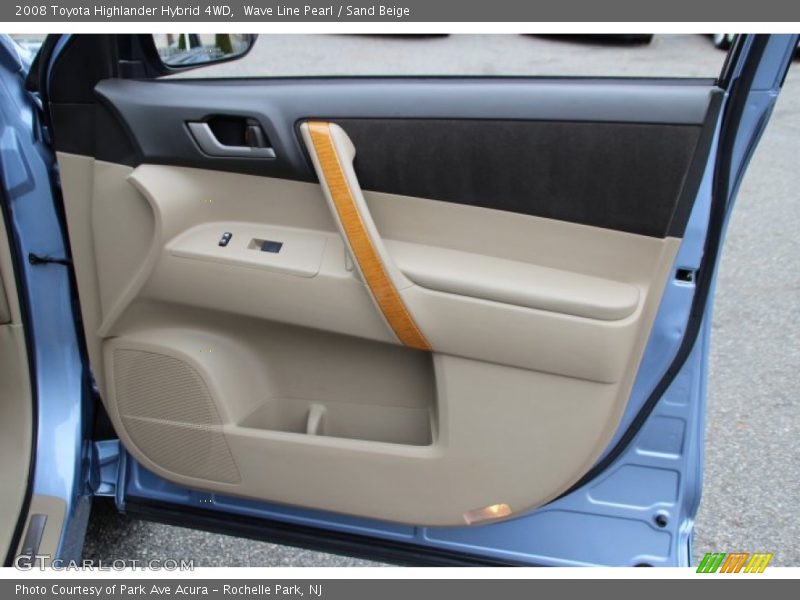 Wave Line Pearl / Sand Beige 2008 Toyota Highlander Hybrid 4WD