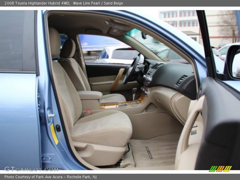 Wave Line Pearl / Sand Beige 2008 Toyota Highlander Hybrid 4WD