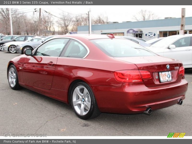 Vermillion Red Metallic / Black 2013 BMW 3 Series 335i Coupe