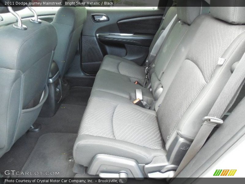 Bright Silver Metallic / Black 2011 Dodge Journey Mainstreet