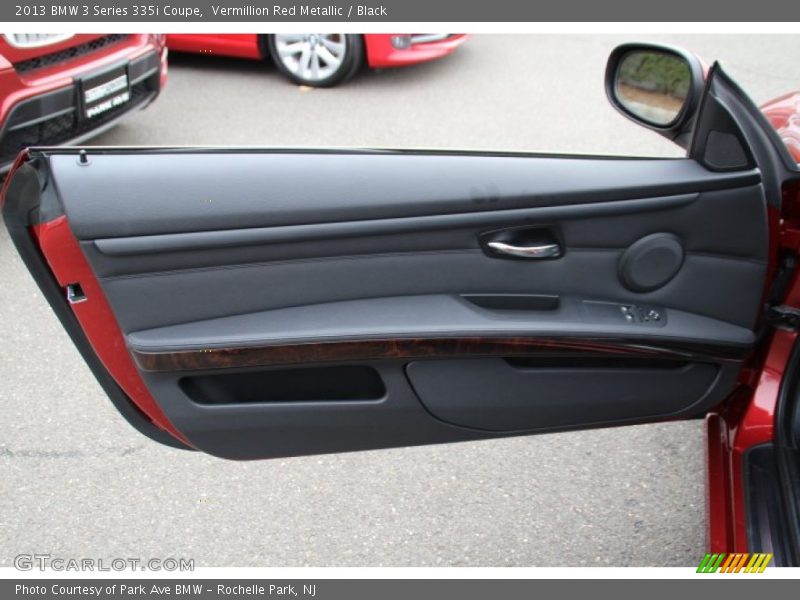 Vermillion Red Metallic / Black 2013 BMW 3 Series 335i Coupe