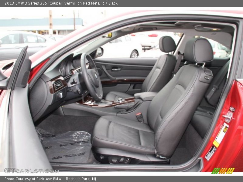 Vermillion Red Metallic / Black 2013 BMW 3 Series 335i Coupe