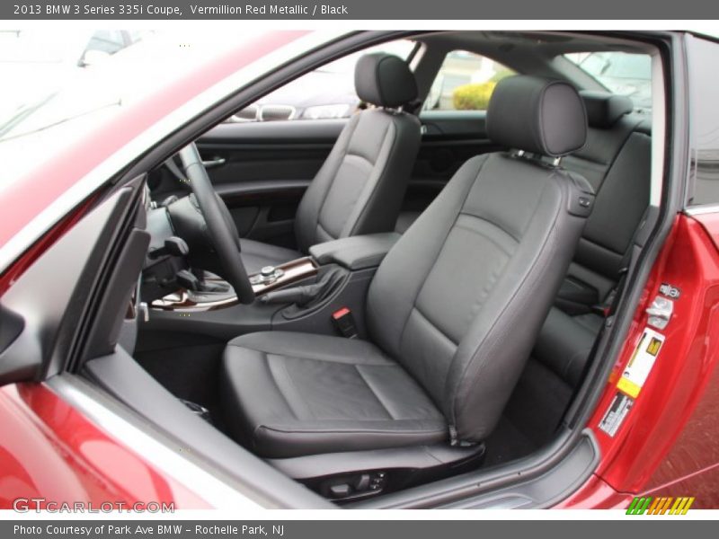 Vermillion Red Metallic / Black 2013 BMW 3 Series 335i Coupe