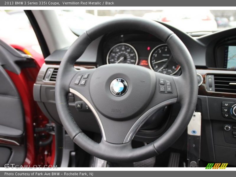 Vermillion Red Metallic / Black 2013 BMW 3 Series 335i Coupe