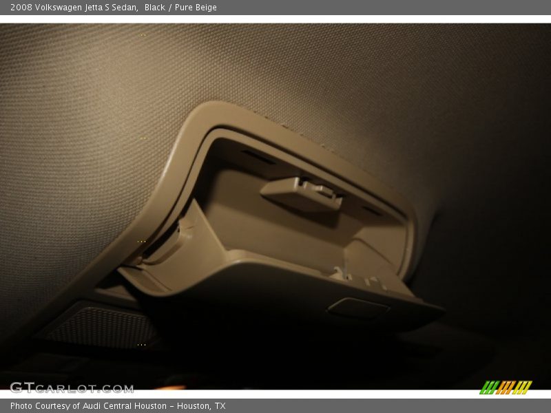 Black / Pure Beige 2008 Volkswagen Jetta S Sedan