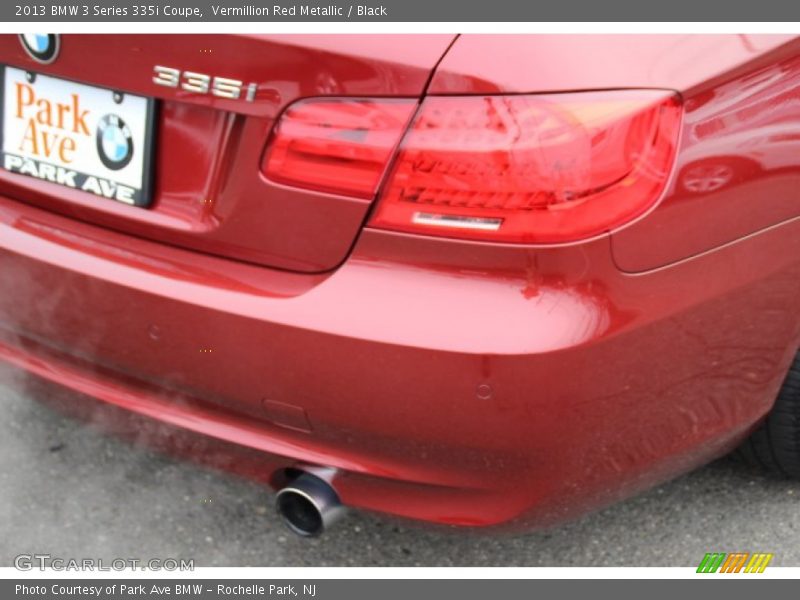 Vermillion Red Metallic / Black 2013 BMW 3 Series 335i Coupe