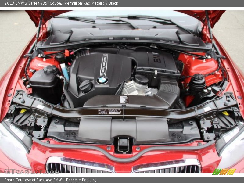 Vermillion Red Metallic / Black 2013 BMW 3 Series 335i Coupe