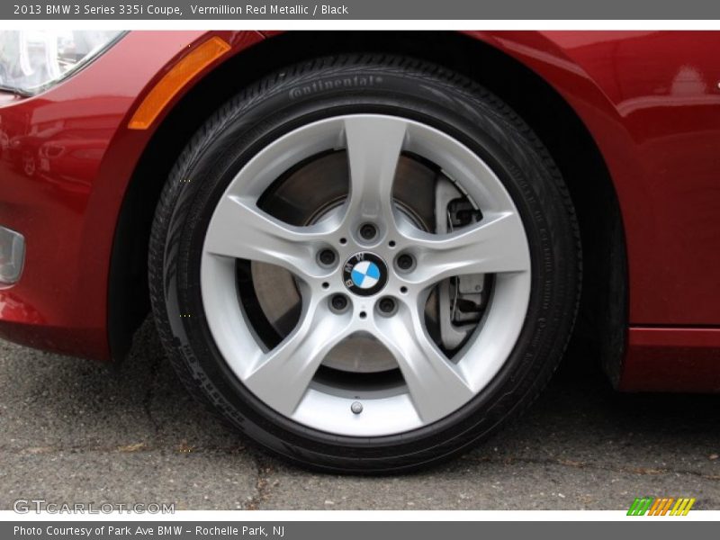 Vermillion Red Metallic / Black 2013 BMW 3 Series 335i Coupe