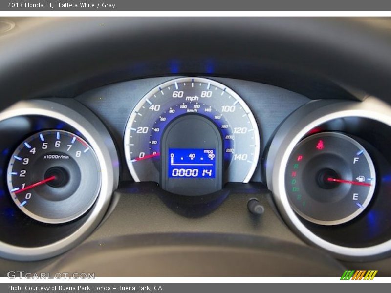 Taffeta White / Gray 2013 Honda Fit