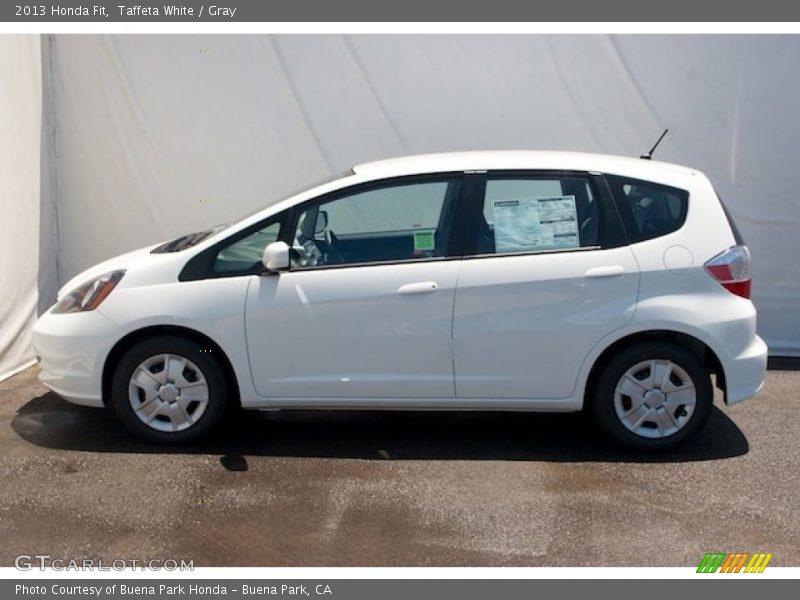 Taffeta White / Gray 2013 Honda Fit