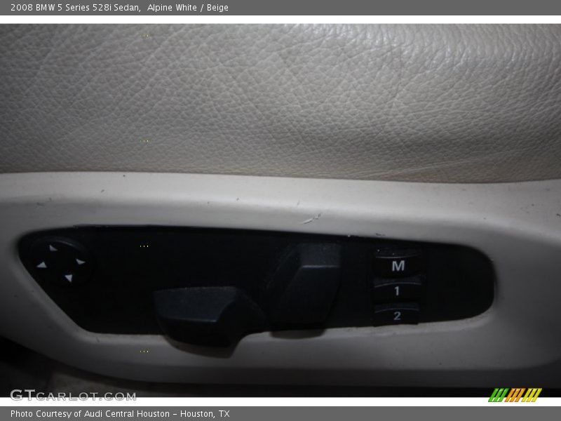 Alpine White / Beige 2008 BMW 5 Series 528i Sedan