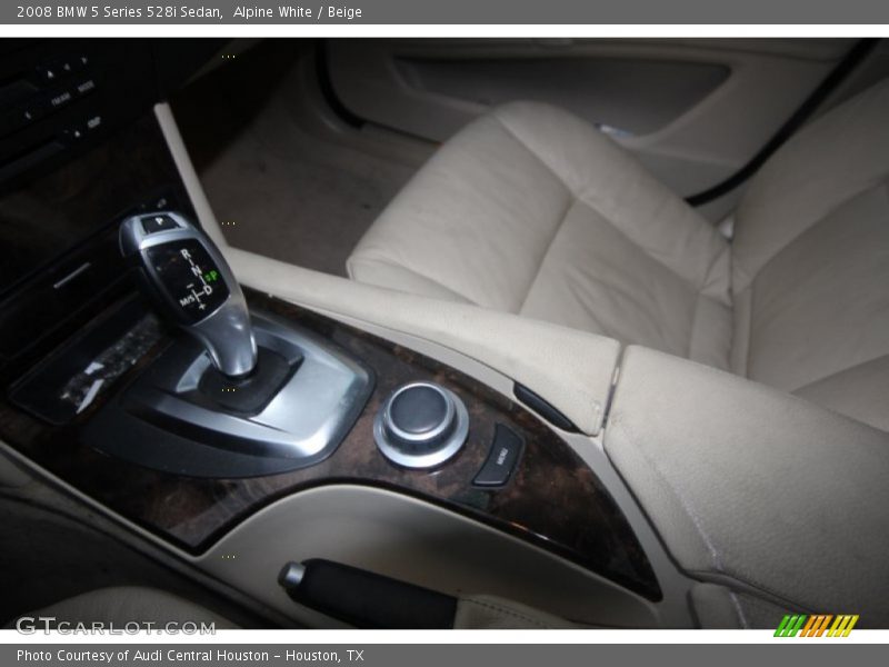 Alpine White / Beige 2008 BMW 5 Series 528i Sedan