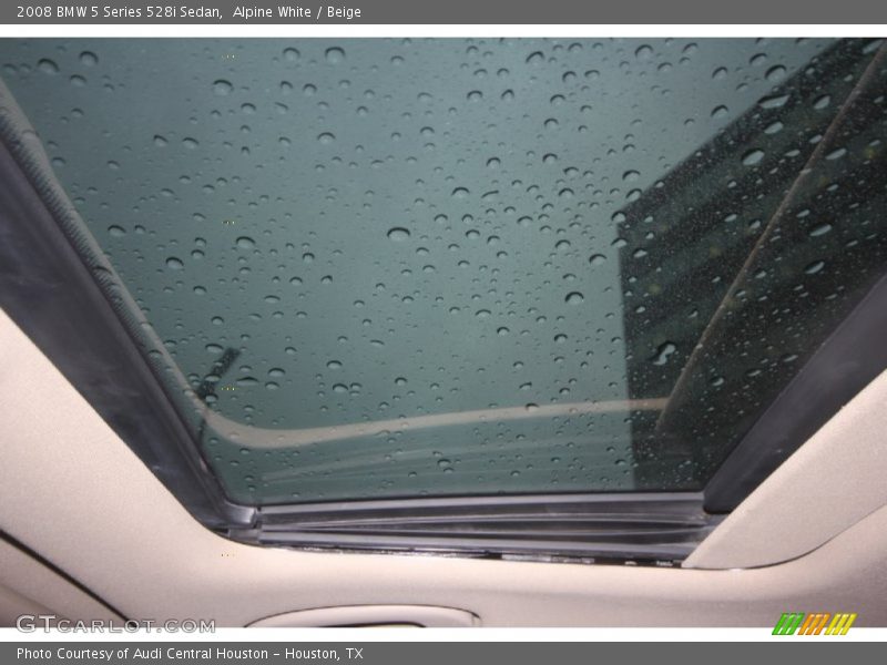 Alpine White / Beige 2008 BMW 5 Series 528i Sedan