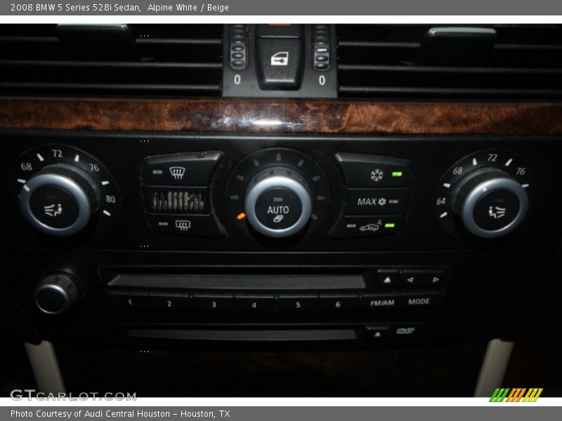 Alpine White / Beige 2008 BMW 5 Series 528i Sedan