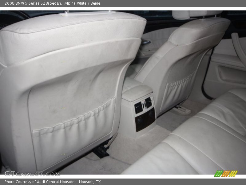 Alpine White / Beige 2008 BMW 5 Series 528i Sedan