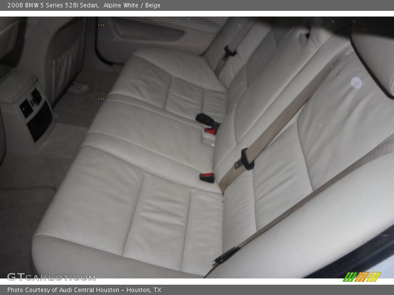 Alpine White / Beige 2008 BMW 5 Series 528i Sedan
