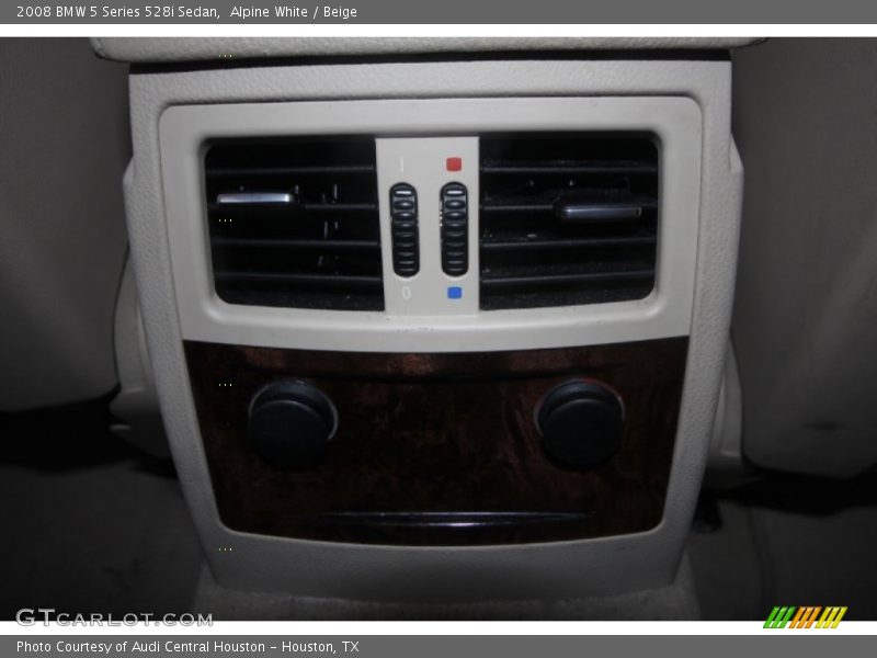 Alpine White / Beige 2008 BMW 5 Series 528i Sedan