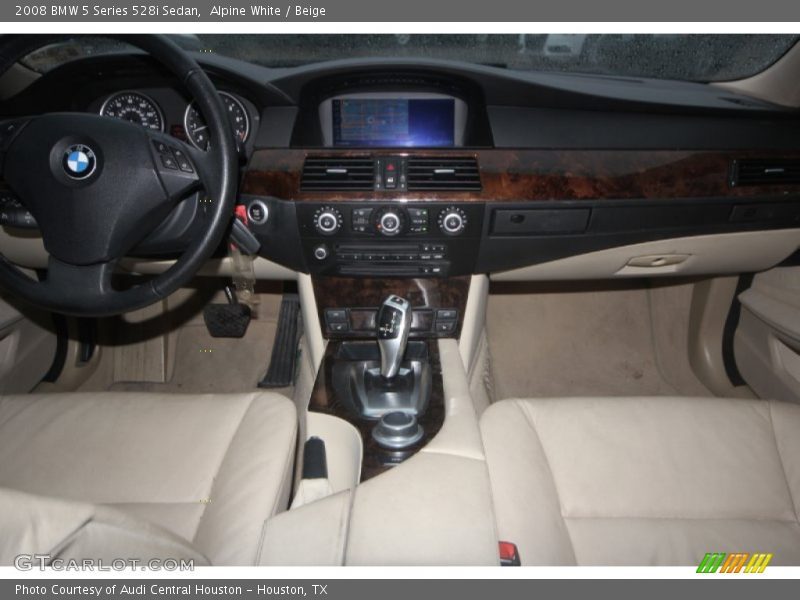 Alpine White / Beige 2008 BMW 5 Series 528i Sedan