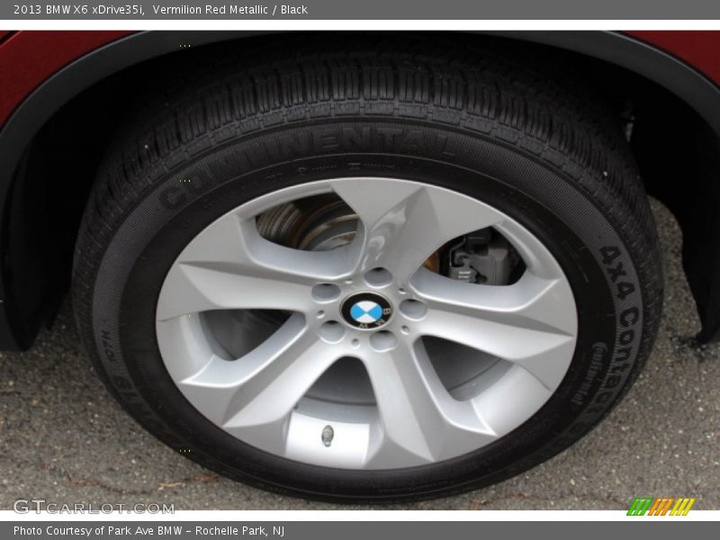 Vermilion Red Metallic / Black 2013 BMW X6 xDrive35i