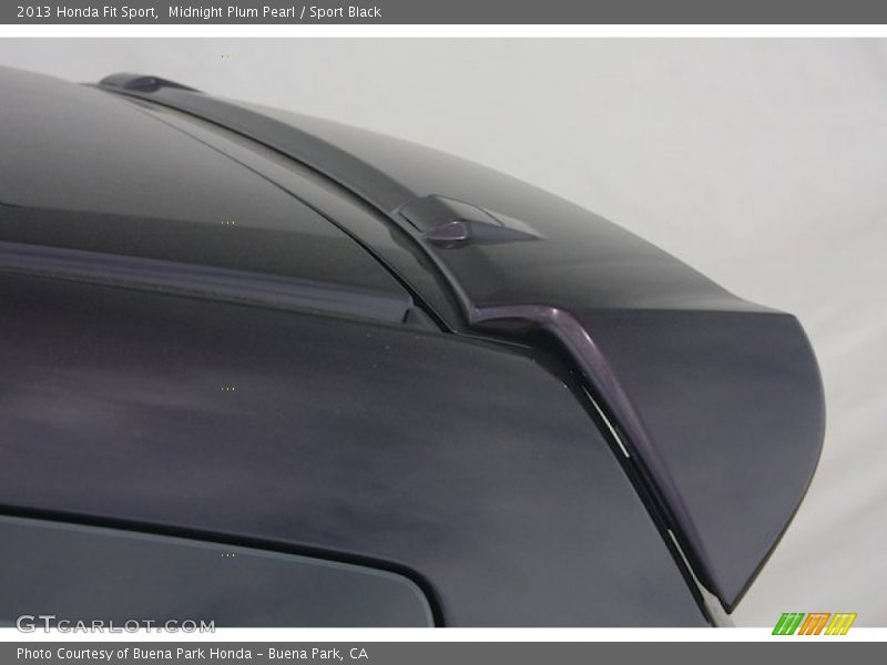Midnight Plum Pearl / Sport Black 2013 Honda Fit Sport