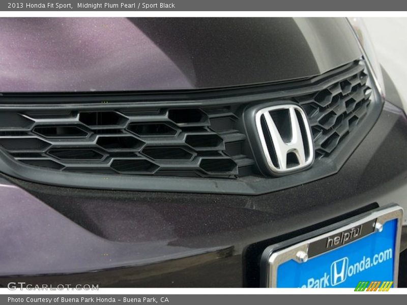 Midnight Plum Pearl / Sport Black 2013 Honda Fit Sport